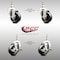 Service Caster 3 Inch 316SS Soft Rubber Wheel Swivel 12mm Threaded Stem Caster Brakes, 2PK SCC-SS316TS20S314-SRS-M1215-2-TLB-2 - alternate 3